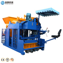 large size mobile machine to make concrete blocks